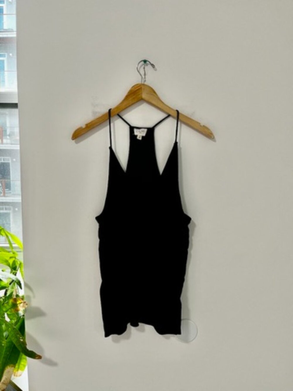 Cami NYC Black Crushed Velvet & Silk Camisole Tank Size Medium